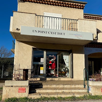 Un Point C'est Tout, Service de Broderie à La Roquette-sur-Siagne