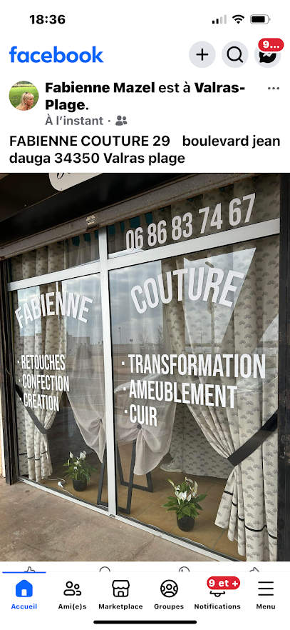Fabienne Couture Couturier à Valras-Plage