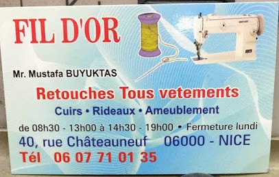 Fil D'Or, Couturier à Nice