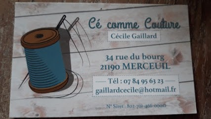 Cé Comme Couture, Couturier à Merceuil