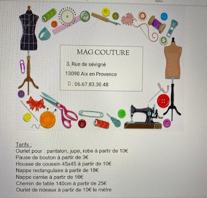 MagCouture Encagnane pressing repassage, Couturier à Aix-en-Provence