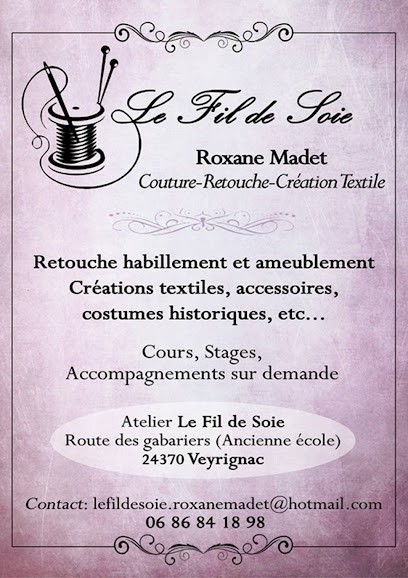 Lefil de soie, Couturier à Groléjac