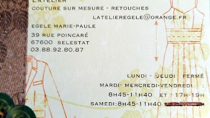 L'Atelier, Couturier à Sélestat